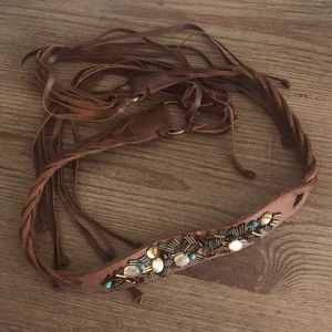 Hollister leather belt